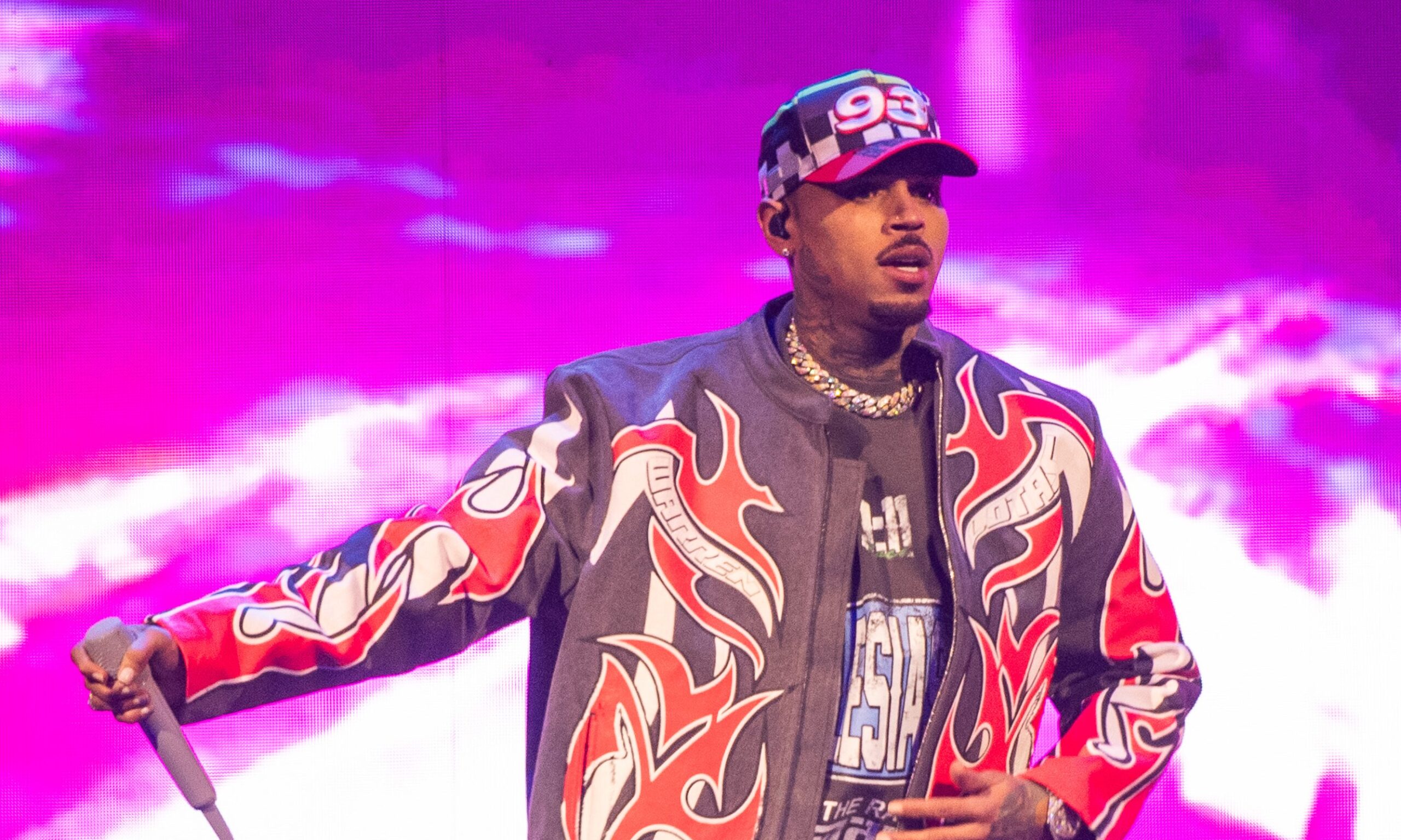 Chris Brown arrested Manchester lowry hotel In 2023 Club bottle Incident details