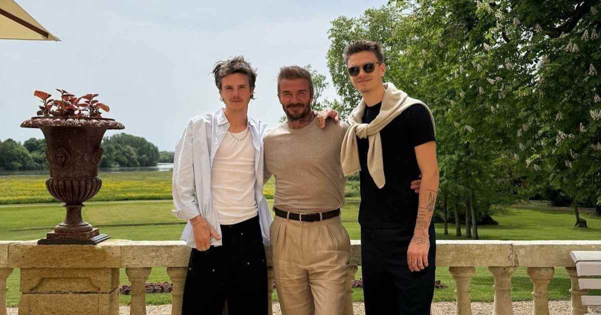 Brooklyn Beckham Absent From David Beckham's 50th Birthday Party Pics