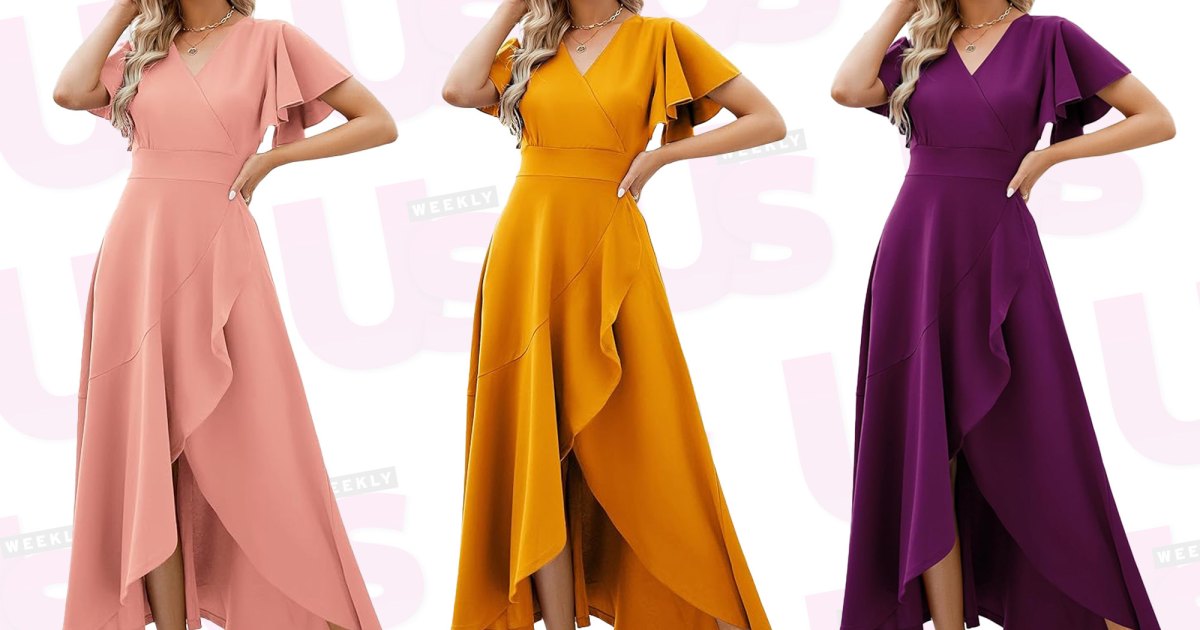 This Wedding Guest Dress Is Beyond Flattering for Women Over 40
