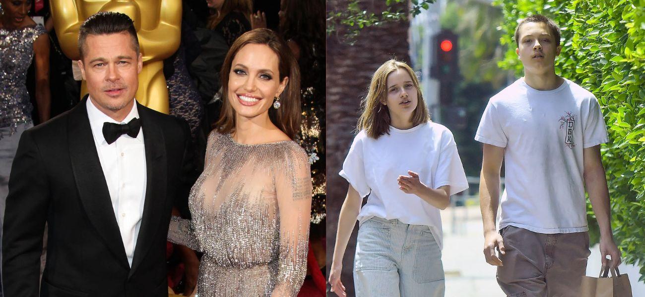 Brad Pitt And Angelina Jolie's Twins Are Their Parents' Mini-Mes On Rare Outing