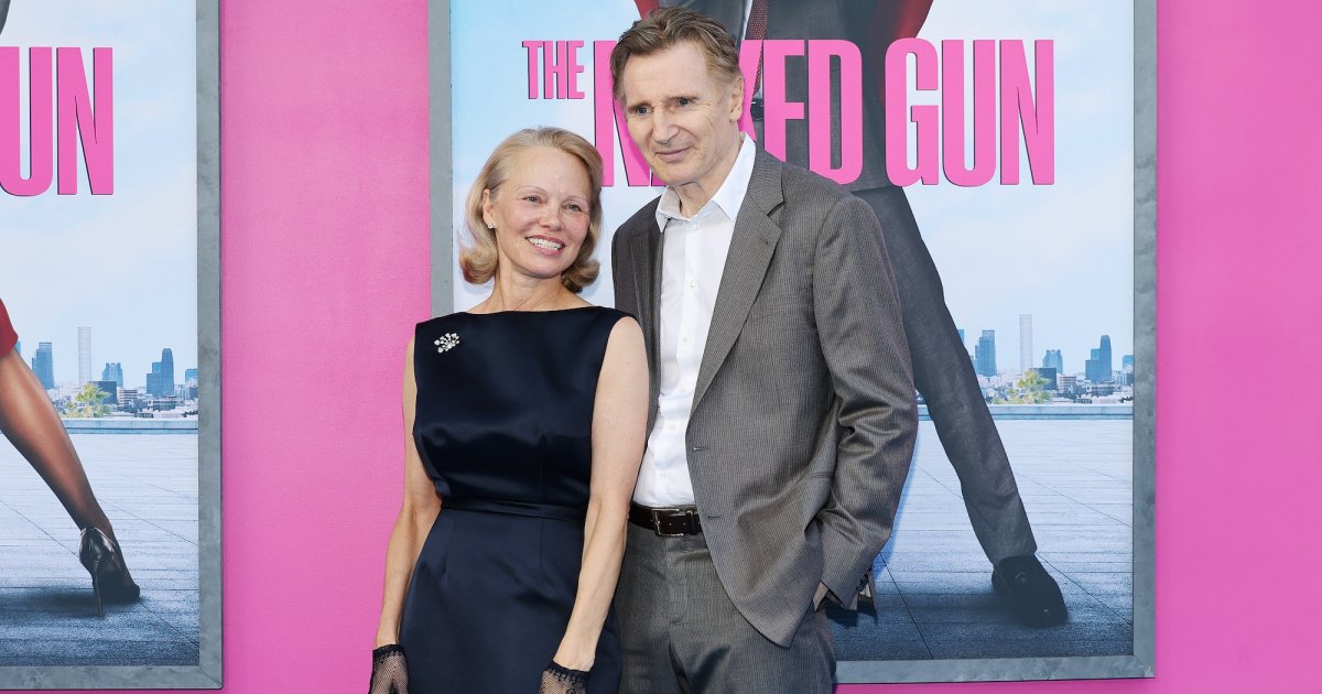 Liam Neeson Gushes Over Girlfriend Pamela Anderson