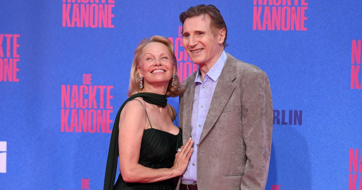 Pamela Anderson and Liam Neeson Are Dating: 'Obvious' Spark