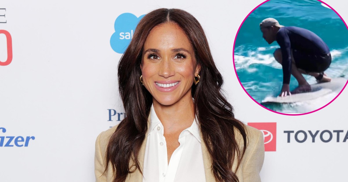 Meghan Markle Calls Prince Harry a Fox Over Surfing Video