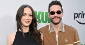 Pete Davidson Packs on PDA With Pregnant Girlfriend Elsie Hewitt